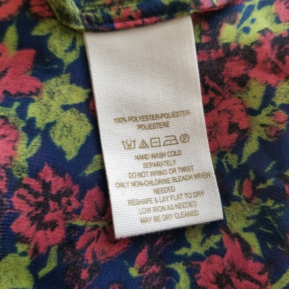 Free people sheer floral button-down shirt - Picture 8 of 8